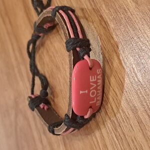 I Love Bahamas Drawstring bracelet